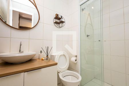 Banheiro de apartamento à venda com 1 quarto, 23m² em Centro Histórico de São Paulo, São Paulo