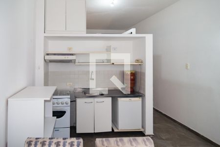 Sala/Cozinha de apartamento à venda com 1 quarto, 35m² em República, São Paulo