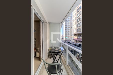 Varanda de kitnet/studio à venda com 1 quarto, 22m² em Centro Histórico de São Paulo, São Paulo