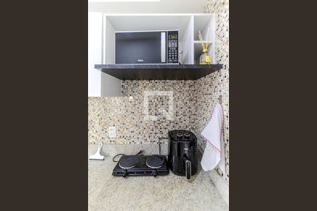 Cozinha de kitnet/studio para alugar com 1 quarto, 22m² em Centro Histórico de São Paulo, São Paulo