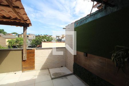 Terraço de casa de condomínio à venda com 3 quartos, 60m² em Curicica, Rio de Janeiro