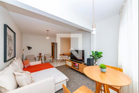 Sala de apartamento à venda com 3 quartos, 101m² em Belvedere, Belo Horizonte