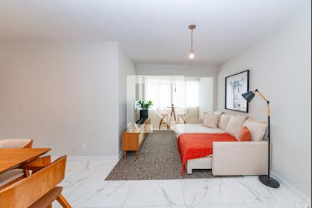 Sala de apartamento à venda com 3 quartos, 101m² em Belvedere, Belo Horizonte