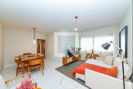 Sala de apartamento à venda com 3 quartos, 101m² em Belvedere, Belo Horizonte