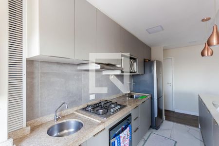 Cozinha de apartamento à venda com 2 quartos, 64m² em Vila Curuçá, Santo André