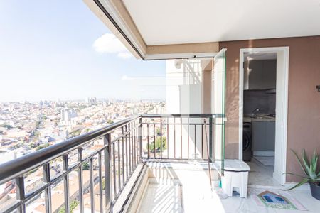 Varanda de apartamento à venda com 2 quartos, 64m² em Vila Curuçá, Santo André