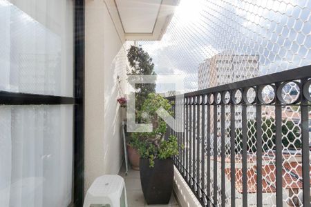 Varanda da Sala de apartamento à venda com 3 quartos, 84m² em Campo Belo, São Paulo