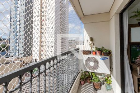 Varanda da Sala de apartamento à venda com 3 quartos, 84m² em Campo Belo, São Paulo