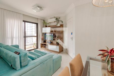 Sala de apartamento à venda com 3 quartos, 84m² em Campo Belo, São Paulo