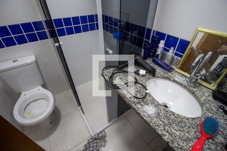 Banheiro da Suíte 1 de casa de condomínio à venda com 2 quartos, 55m² em Itaquera, São Paulo