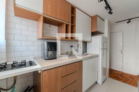 Cozinha  de kitnet/studio à venda com 1 quarto, 35m² em Jardim Paulista, São Paulo