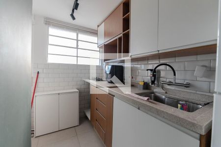 Cozinha  de kitnet/studio à venda com 1 quarto, 35m² em Jardim Paulista, São Paulo
