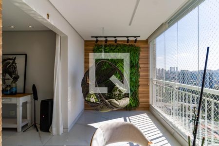 Varanda da Sala de apartamento à venda com 3 quartos, 125m² em Jardim Vazani, São Paulo