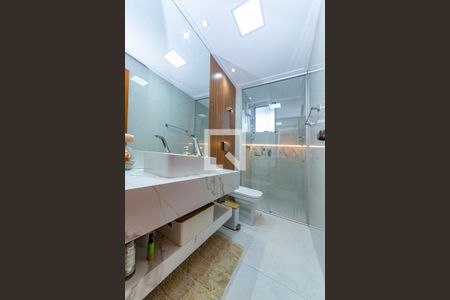Banheiro Social de apartamento à venda com 3 quartos, 170m² em Padre Eustáquio, Belo Horizonte