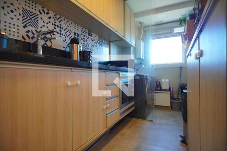 Cozinha de apartamento à venda com 2 quartos, 64m² em São Sebastião, Porto Alegre