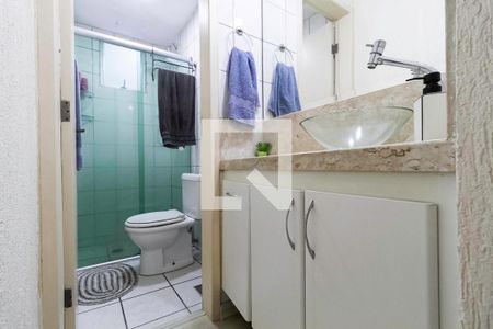 Banheiro social de apartamento à venda com 3 quartos, 120m² em Santa Branca, Belo Horizonte