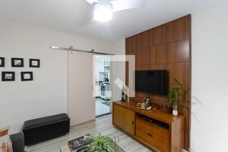 Sala  de apartamento à venda com 3 quartos, 120m² em Santa Branca, Belo Horizonte
