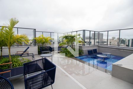 Área comum - Piscina de apartamento para alugar com 1 quarto, 38m² em Brooklin, São Paulo