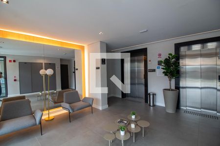 Hall Social de apartamento para alugar com 1 quarto, 38m² em Brooklin, São Paulo