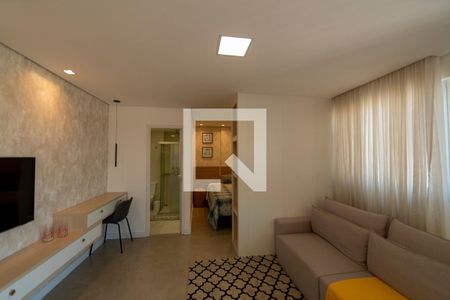 Sala_Cozinha - Conjugada de kitnet/studio para alugar com 1 quarto, 45m² em Bethaville I, Barueri
