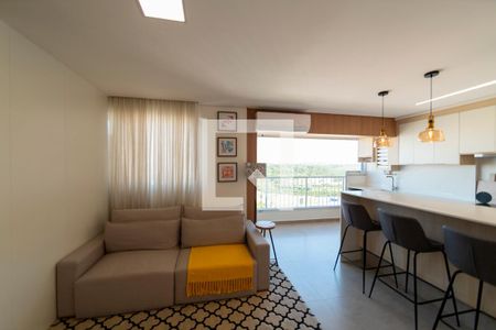 Sala_Cozinha - Conjugada de kitnet/studio para alugar com 1 quarto, 45m² em Bethaville I, Barueri