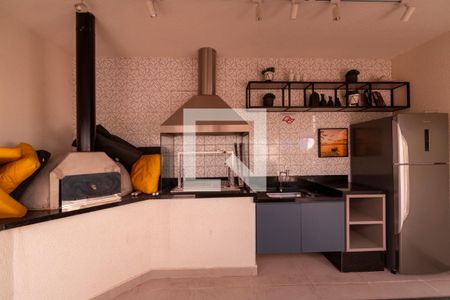 Área comum - Churrasqueira de kitnet/studio para alugar com 1 quarto, 45m² em Bethaville I, Barueri
