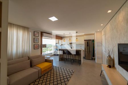 Sala_Cozinha - Conjugada de kitnet/studio para alugar com 1 quarto, 45m² em Bethaville I, Barueri
