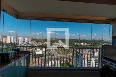 Varanda de kitnet/studio para alugar com 1 quarto, 45m² em Bethaville I, Barueri