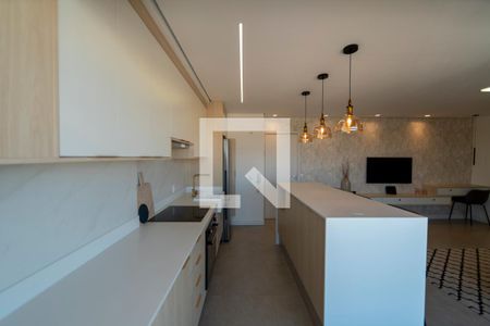 Sala_Cozinha - Conjugada de kitnet/studio para alugar com 1 quarto, 45m² em Bethaville I, Barueri
