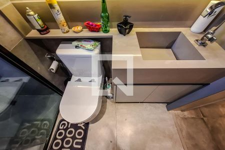 Banheiro de kitnet/studio à venda com 1 quarto, 26m² em Vila Mariana, São Paulo
