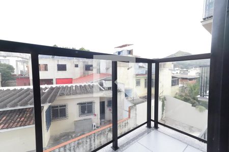 Varanda da Sala de apartamento à venda com 2 quartos, 42m² em Encantado, Rio de Janeiro