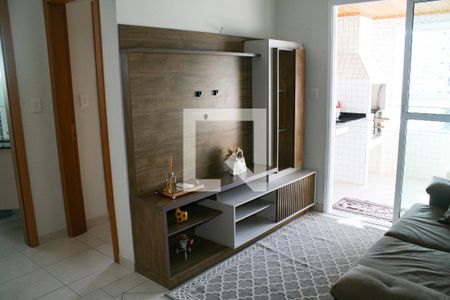 Sala de apartamento para alugar com 2 quartos, 73m² em Aviação, Praia Grande