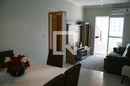 Sala de apartamento para alugar com 2 quartos, 73m² em Aviação, Praia Grande