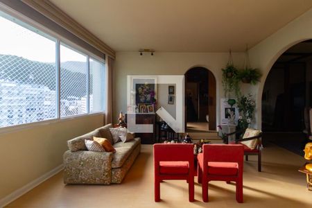 Sala de apartamento à venda com 4 quartos, 160m² em Leblon, Rio de Janeiro