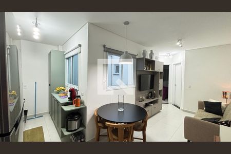 Sala - Sala de Jantar de apartamento à venda com 2 quartos, 99m² em Campestre, Santo André