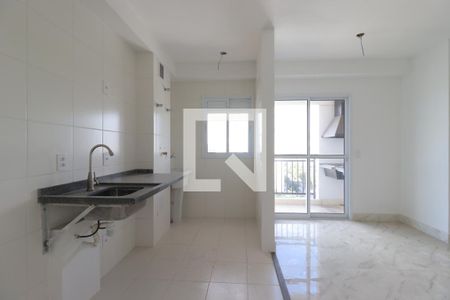 Cozinha de apartamento à venda com 2 quartos, 48m² em Utinga, Santo André