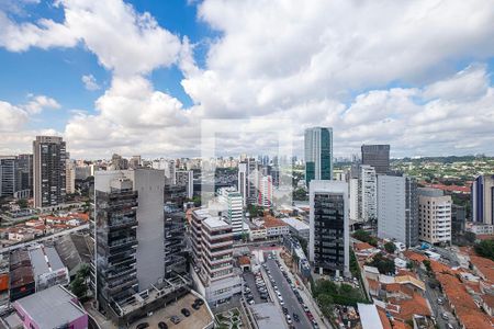 Varanda - VIsta de apartamento para alugar com 1 quarto, 67m² em Pinheiros, São Paulo