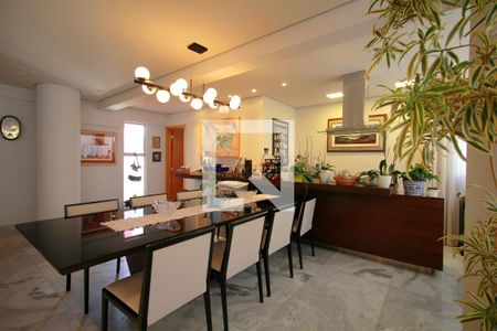 Sala de Jantar de apartamento à venda com 5 quartos, 200m² em Buritis, Belo Horizonte