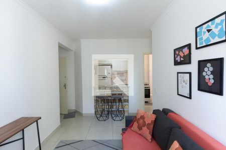 Sala de apartamento à venda com 1 quarto, 37m² em Indianópolis, São Paulo