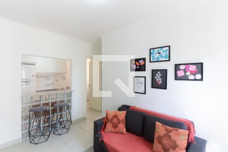 Sala de apartamento à venda com 1 quarto, 37m² em Indianópolis, São Paulo