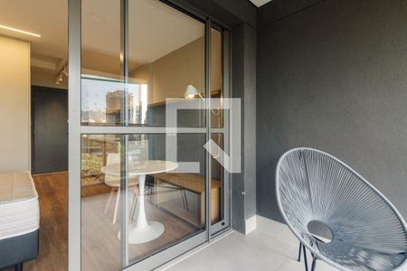 Varanda do Studio de kitnet/studio para alugar com 1 quarto, 30m² em Consolação, São Paulo