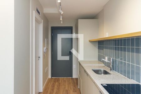Cozinha de kitnet/studio para alugar com 1 quarto, 30m² em Consolação, São Paulo