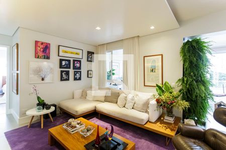 Sala de apartamento à venda com 2 quartos, 134m² em Cidade Monções, São Paulo