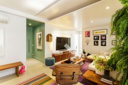 Sala de apartamento à venda com 2 quartos, 134m² em Cidade Monções, São Paulo