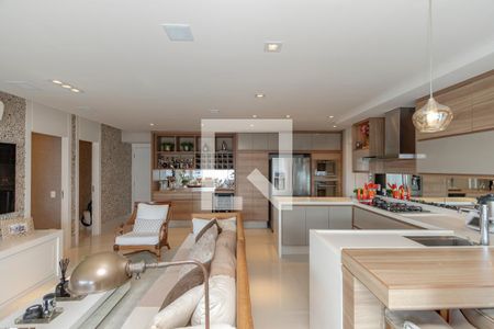 Sala de apartamento à venda com 3 quartos, 138m² em Brooklin, São Paulo