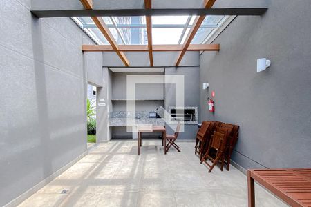 Área comum - Churrasqueira de kitnet/studio para alugar com 1 quarto, 20m² em Brás, São Paulo