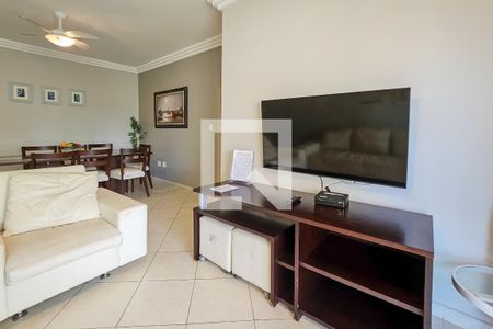 Sala de apartamento para alugar com 3 quartos, 130m² em Balneario Cidade Atlantica, Guarujá