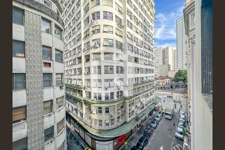 Vista/Sala/Quarto de apartamento à venda com 1 quarto, 58m² em Centro, Rio de Janeiro