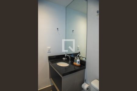 Banheiro de kitnet/studio à venda com 1 quarto, 29m² em Vila Cordeiro, São Paulo