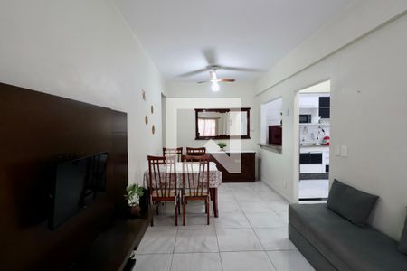 Sala de apartamento para alugar com 1 quarto, 69m² em Balneario Cidade Atlantica, Guarujá